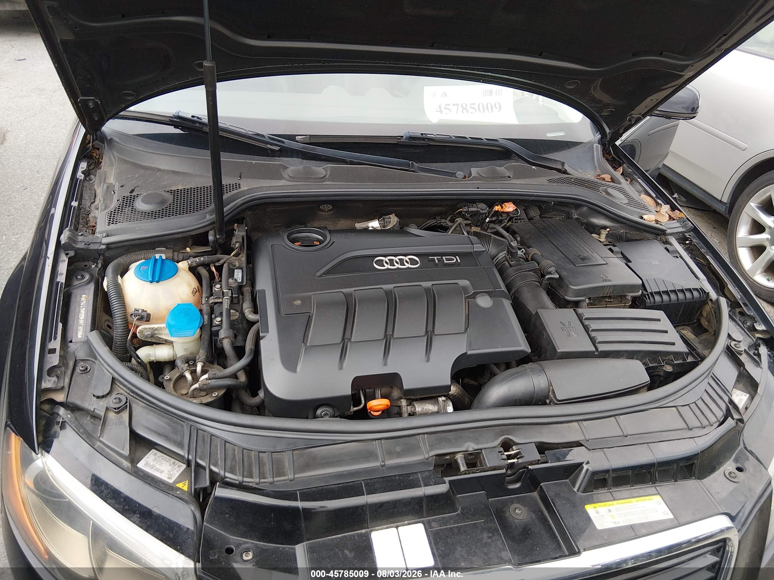 2013 Audi A3 2.0 Tdi Premium Black vin: WAUKJAFM2DA011536