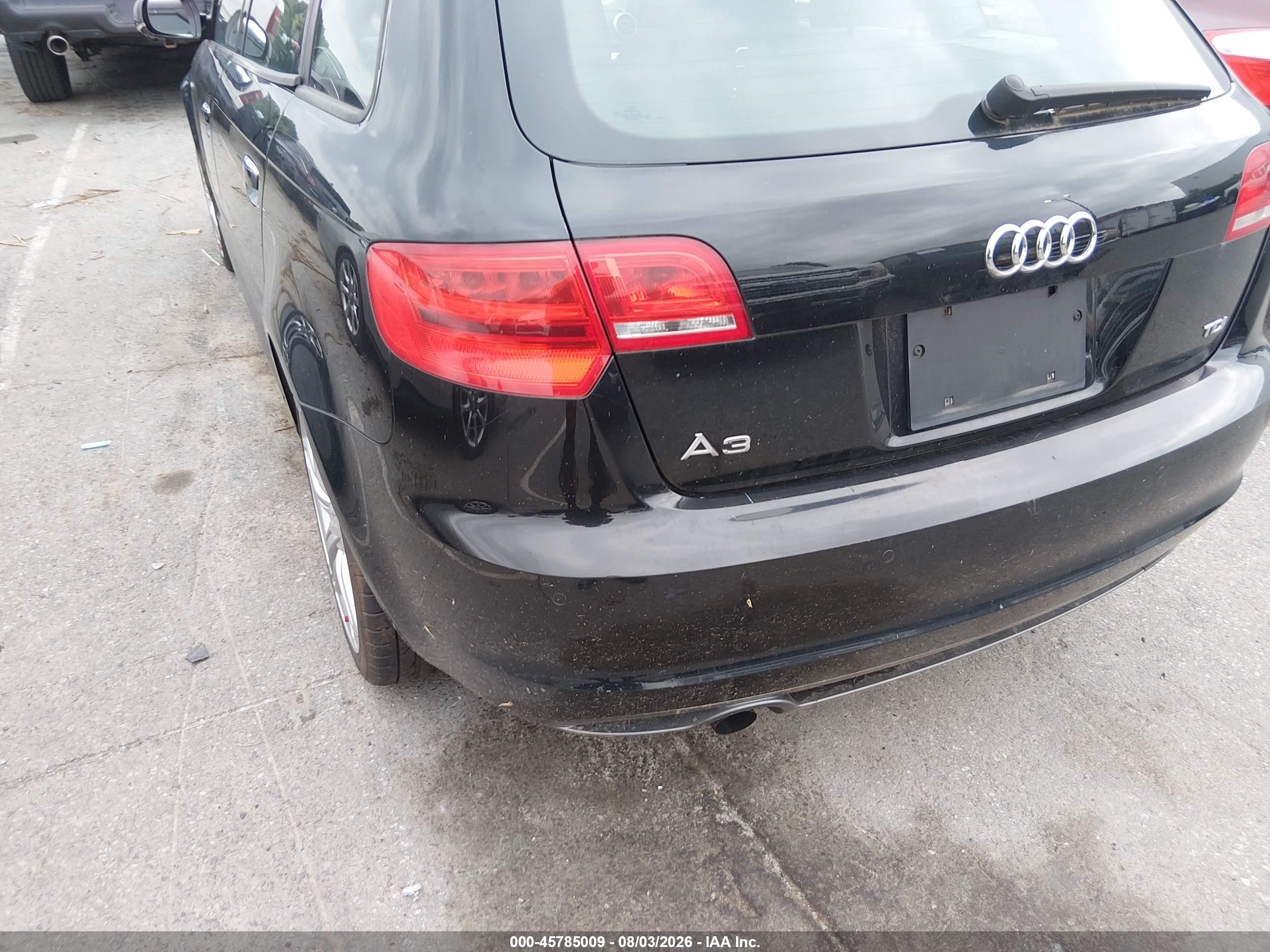 2013 Audi A3 2.0 Tdi Premium Black vin: WAUKJAFM2DA011536