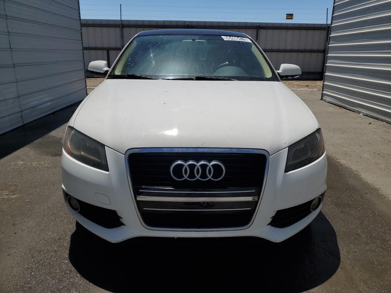 2013 Audi A3 Premium Plus White vin: WAUKJAFM2DA022343 Damage: Right Head Lamp, Faded, Repair Required