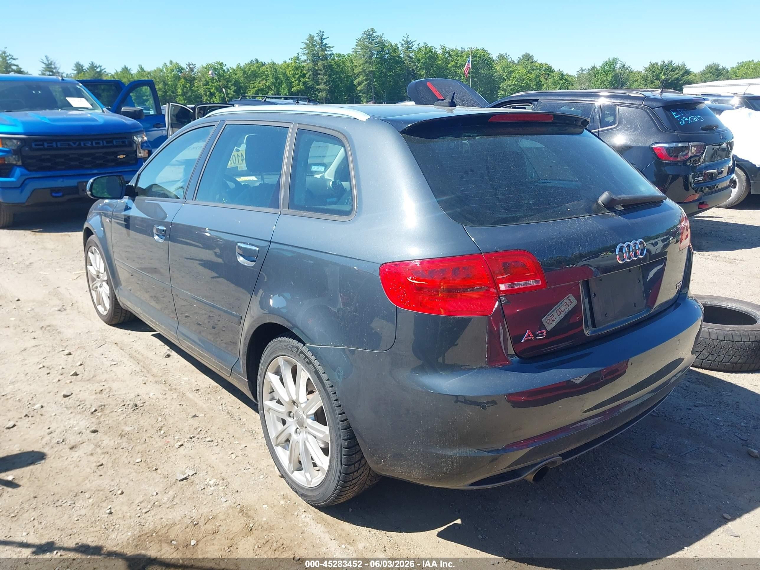 2013 Audi A3 2.0 Tdi Premium Gray vin: WAUKJAFM4DA018407