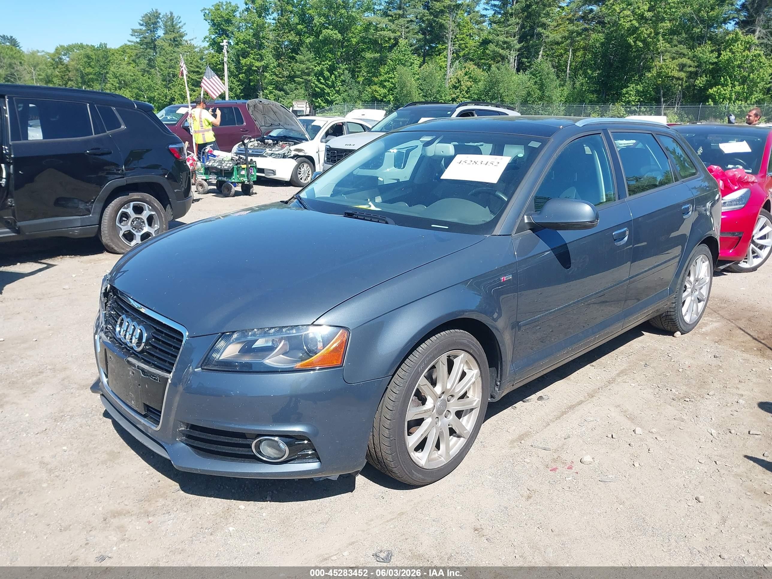 2013 Audi A3 2.0 Tdi Premium Gray vin: WAUKJAFM4DA018407
