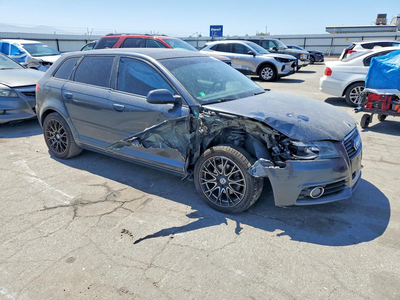 2013 Audi A3 Premium Plus Gray vin: WAUKJAFM4DA028225