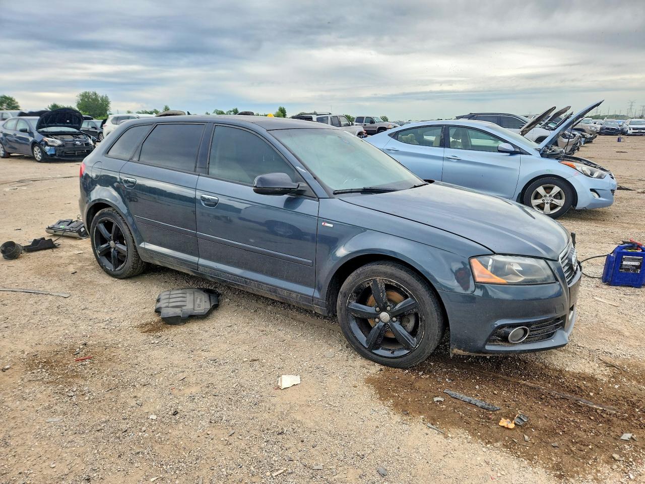2012 Audi A3 Premium Plus Gray vin: WAUKJAFM5CA106168