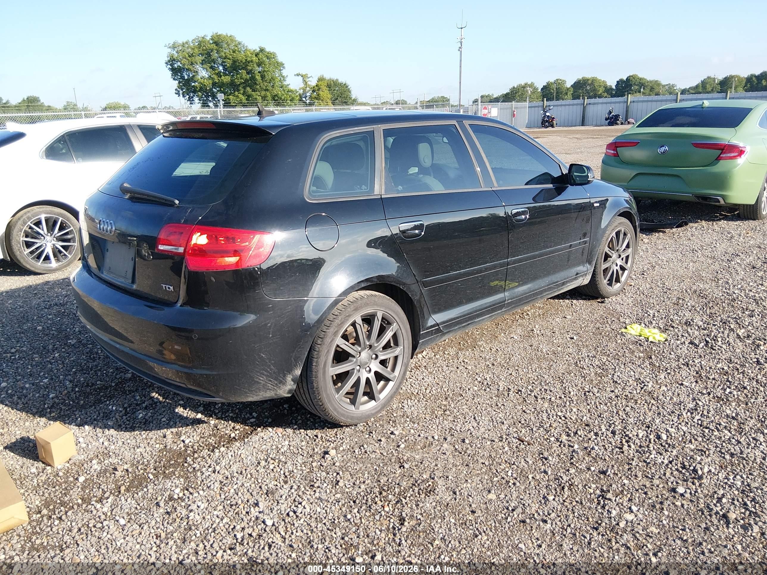 2011 Audi A3 2.0 Tdi Premium Black vin: WAUKJAFM6BA142384