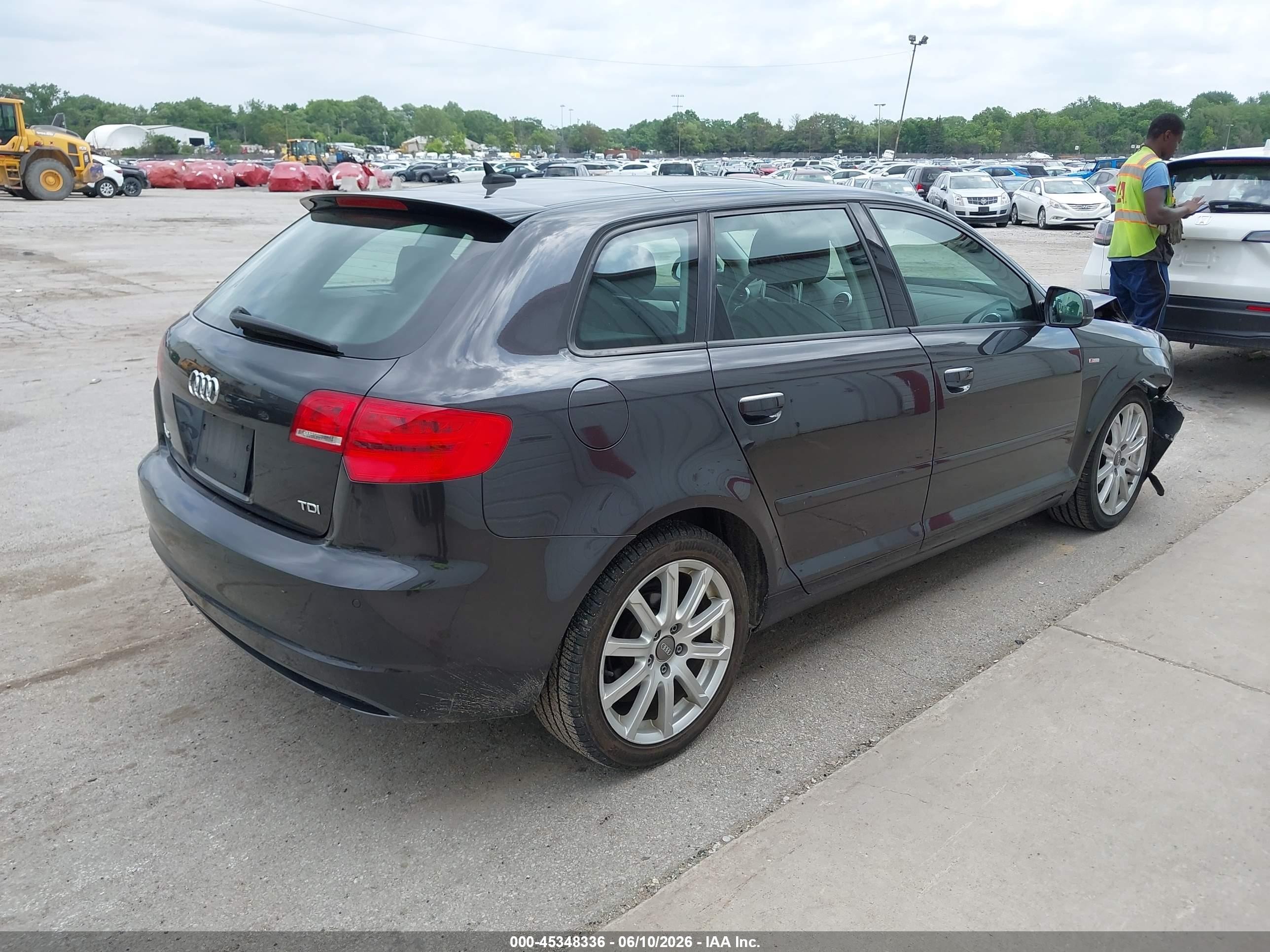 2012 Audi A3 2.0 Tdi Premium Gray vin: WAUKJAFM6CA077134