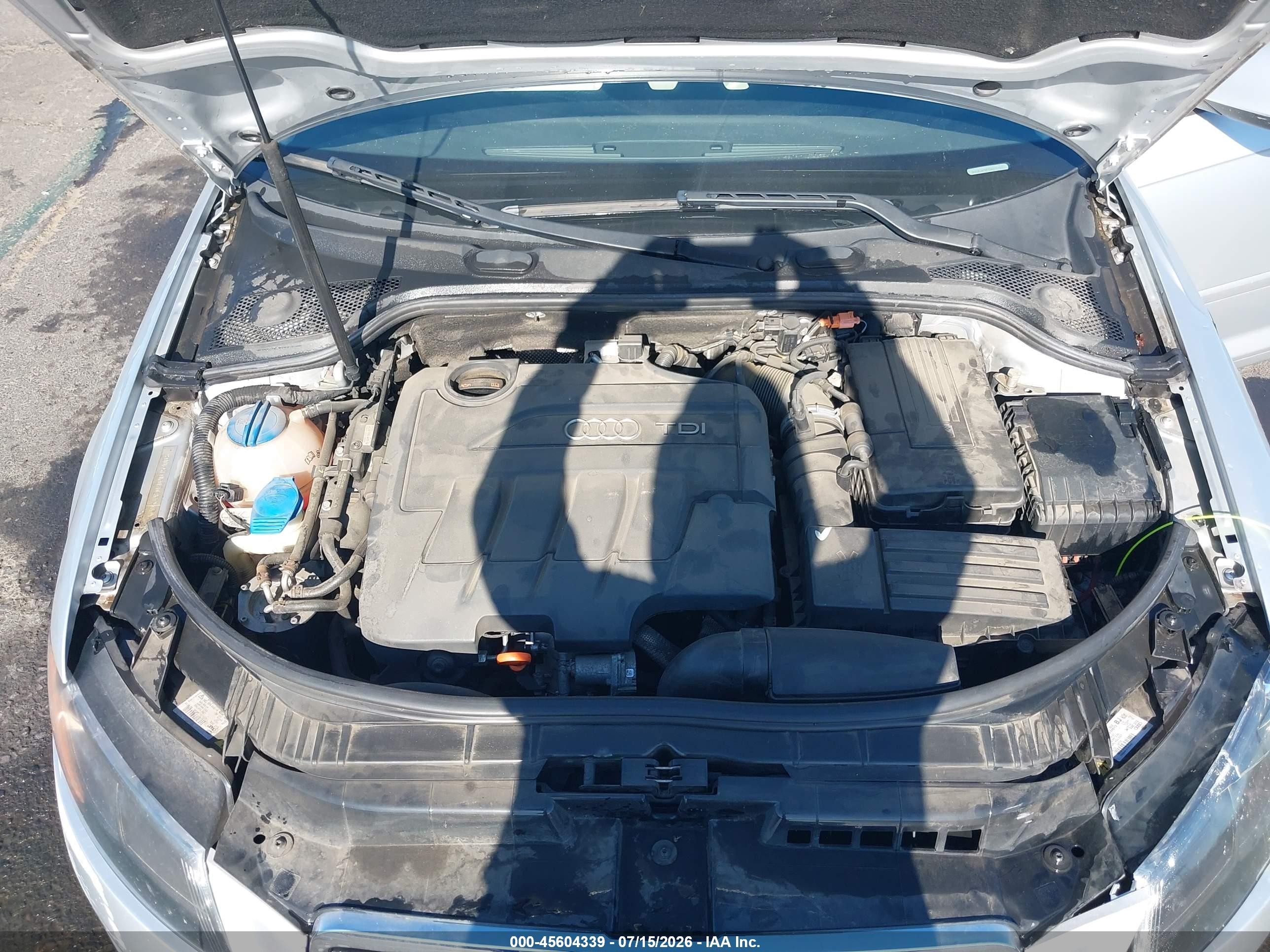 2013 Audi A3 2.0 Tdi Premium Silver vin: WAUKJAFM7DA015100