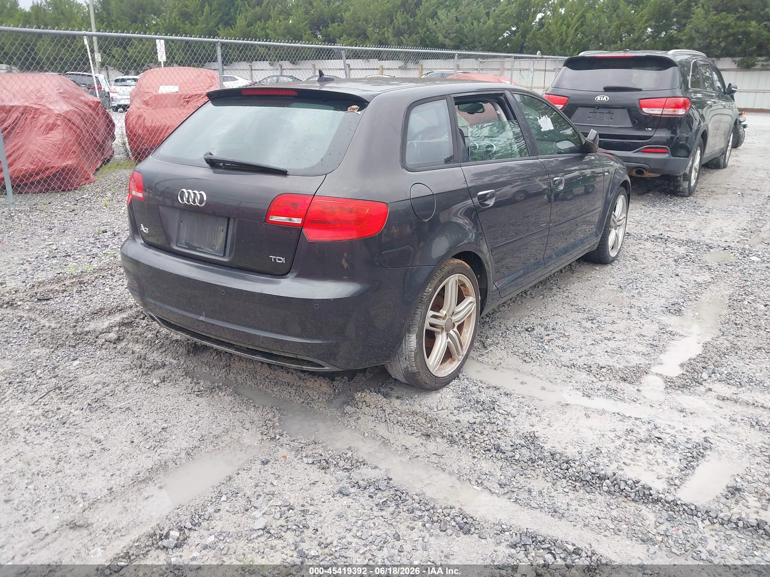 2013 Audi A3 2.0 Tdi Premium Black vin: WAUKJAFM7DA033452