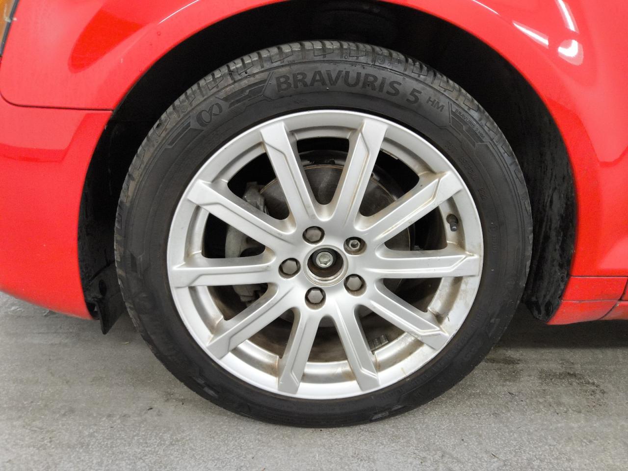 2013 Audi A3 Premium Plus Red vin: WAUKJAFMXDA028018 Damage: Left Front Center Cap, Missing, Replacement Required