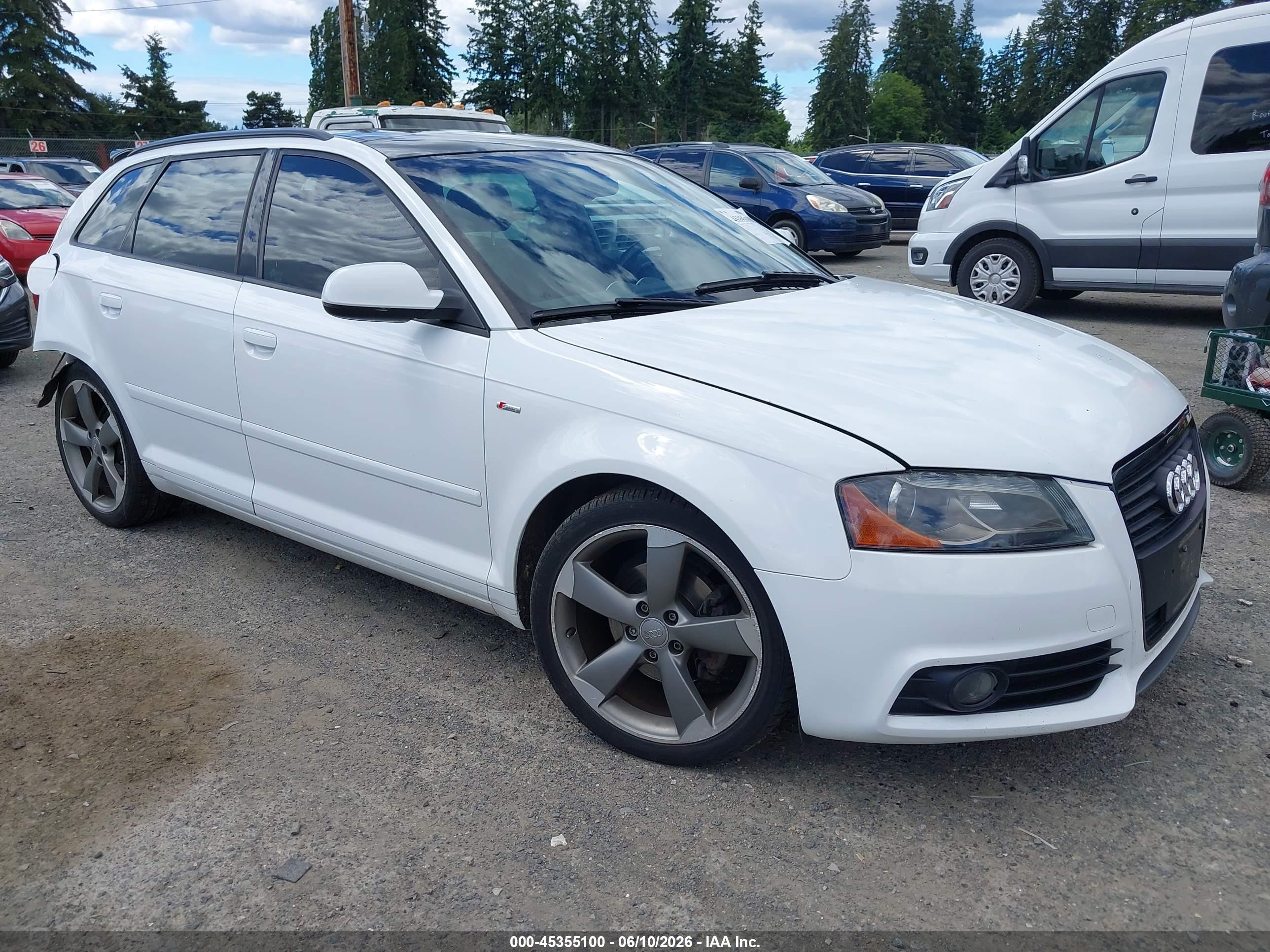 2011 Audi A3 2.0 Tdi Premium White vin: WAUKJBFM2BA040215