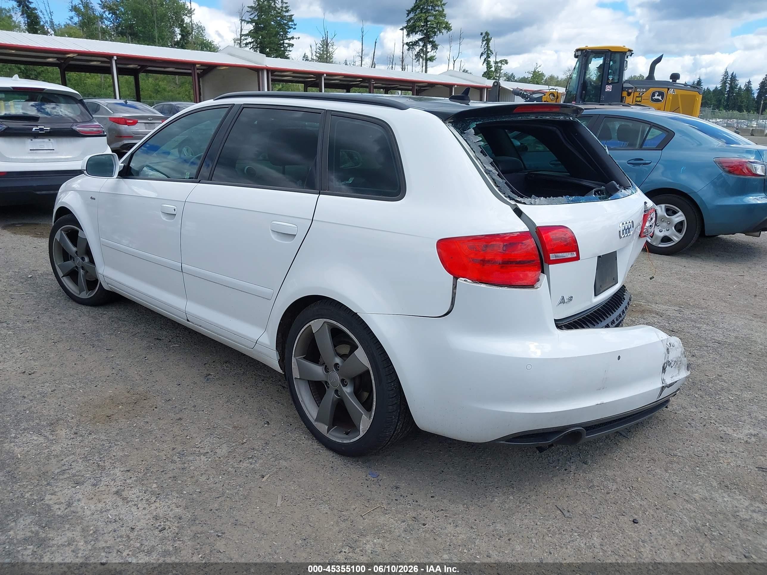 2011 Audi A3 2.0 Tdi Premium White vin: WAUKJBFM2BA040215