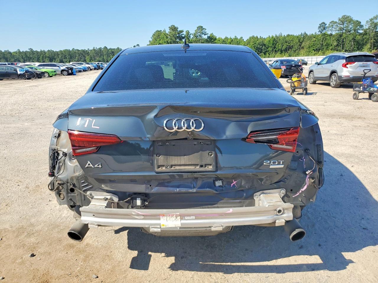 2018 Audi A4 Premium Gray vin: WAUKMAF42JA085719