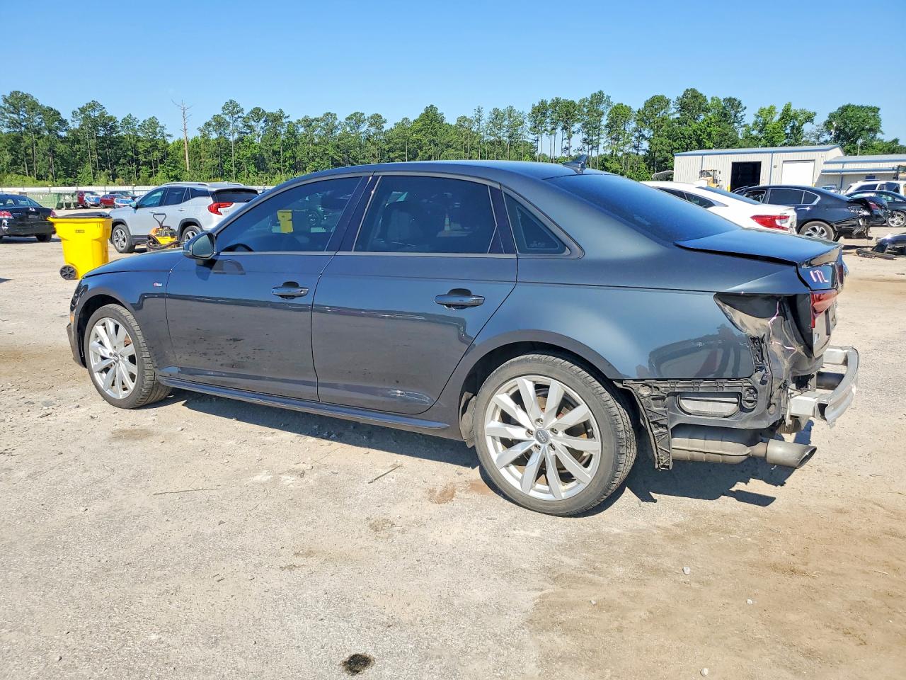 2018 Audi A4 Premium Gray vin: WAUKMAF42JA085719