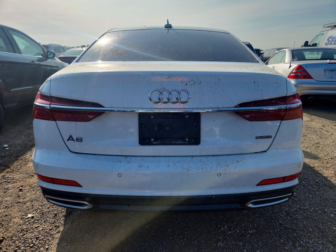 2019 Audi A6 Premium Plus White vin: WAUL2AF23KN060573