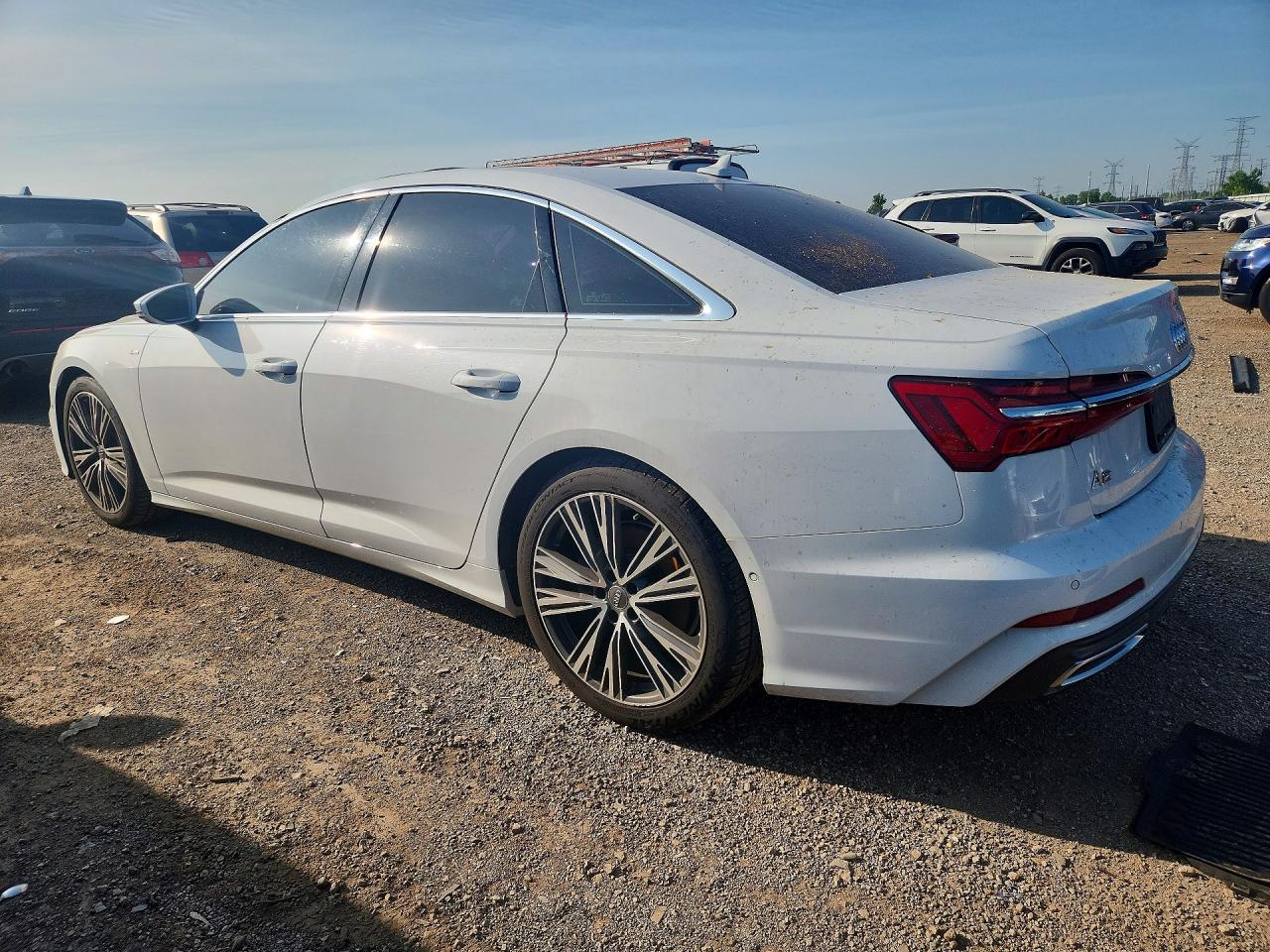 2019 Audi A6 Premium Plus White vin: WAUL2AF23KN060573