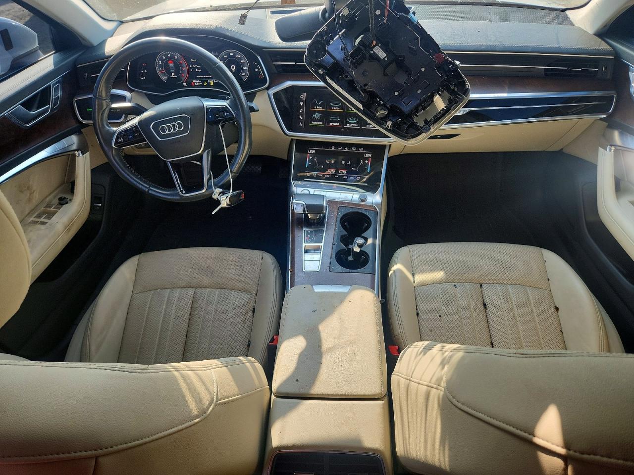 2019 Audi A6 Premium Plus White vin: WAUL2AF23KN060573