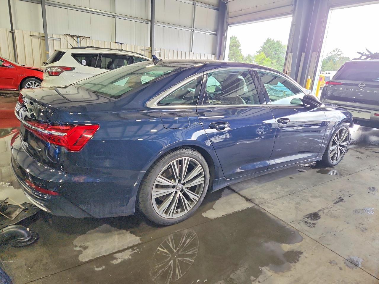 2019 Audi A6 Premium Plus Blue vin: WAUL2AF25KN094496