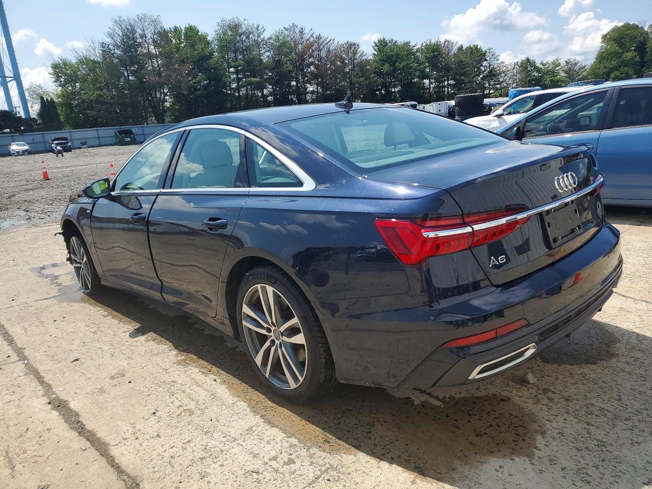 2020 Audi A6 Premium Plus Blue vin: WAUL2AF29LN052298