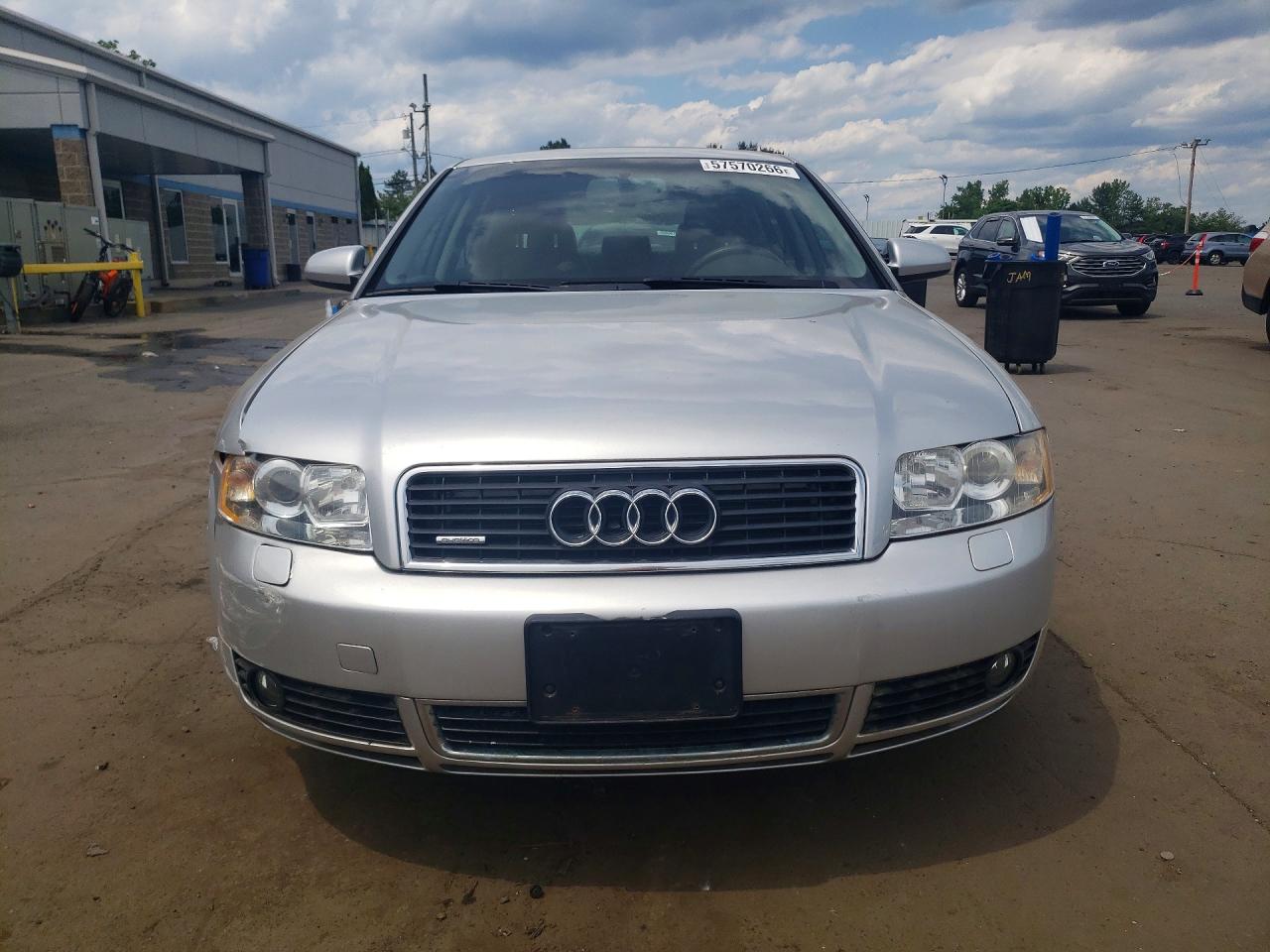 2005 Audi A4 1.8t Quattro Silver vin: WAULC58E35A020534
