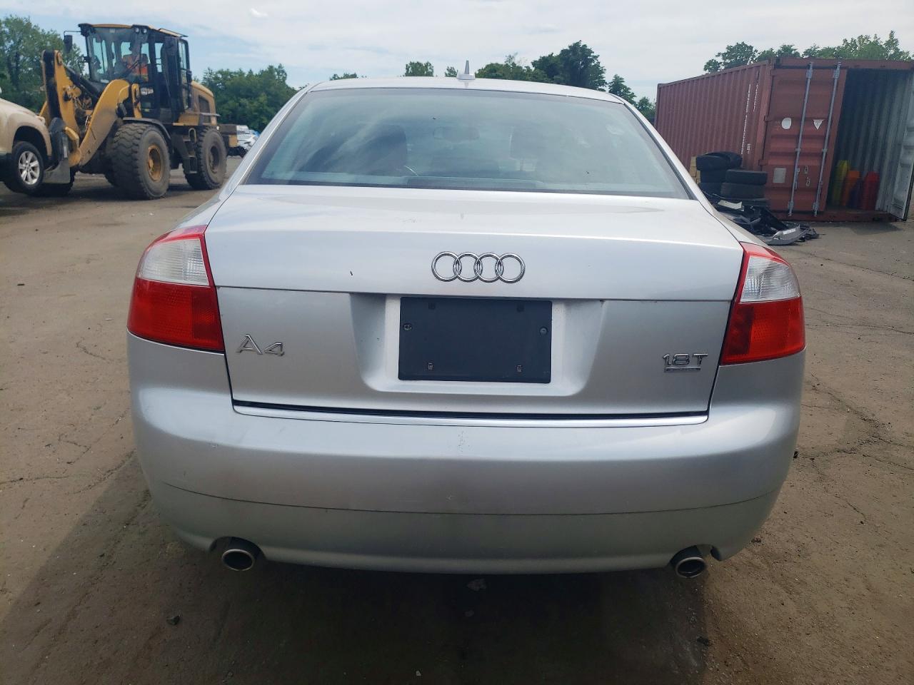 2005 Audi A4 1.8t Quattro Silver vin: WAULC58E35A020534