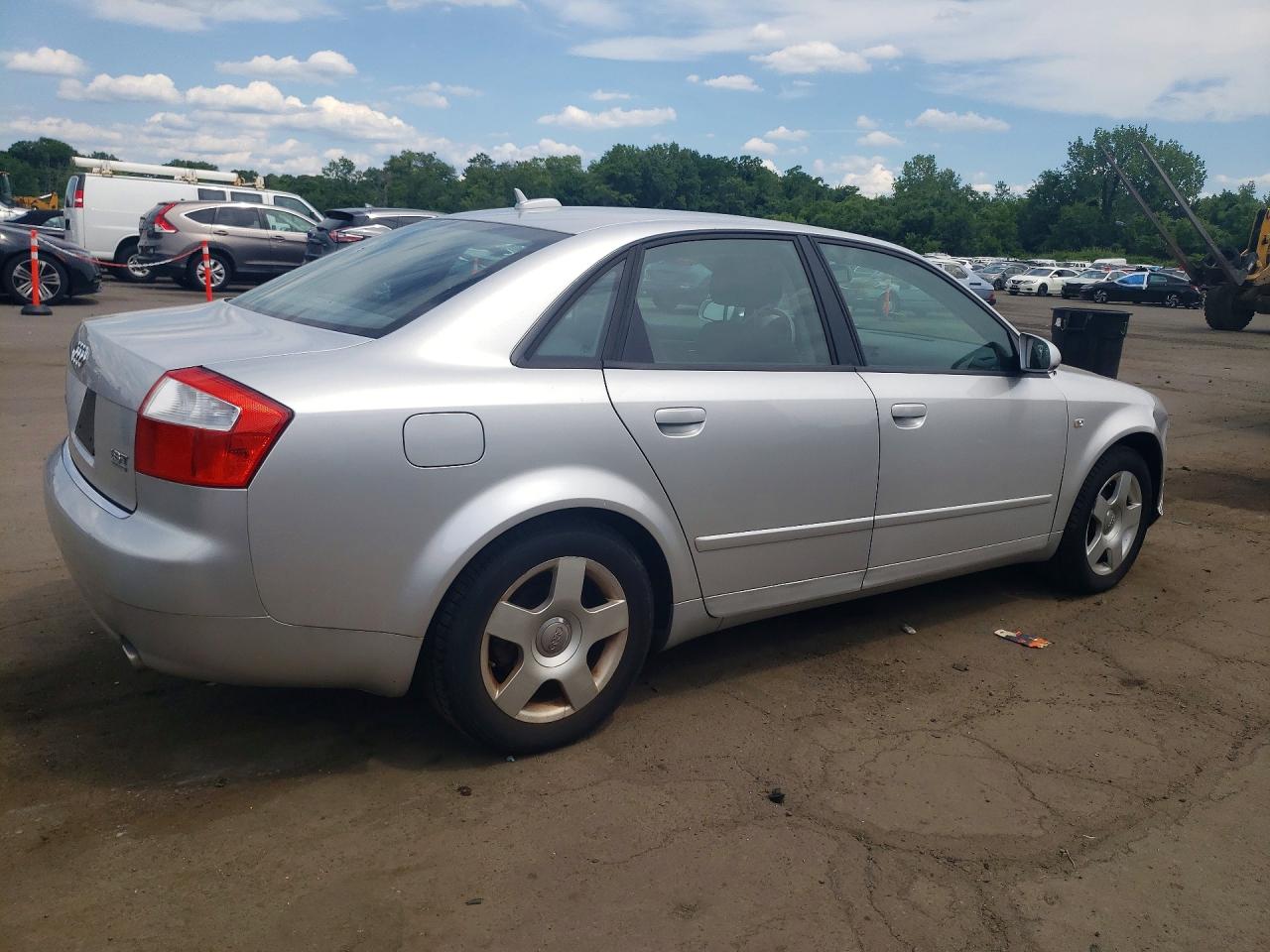 2005 Audi A4 1.8t Quattro Silver vin: WAULC58E35A020534
