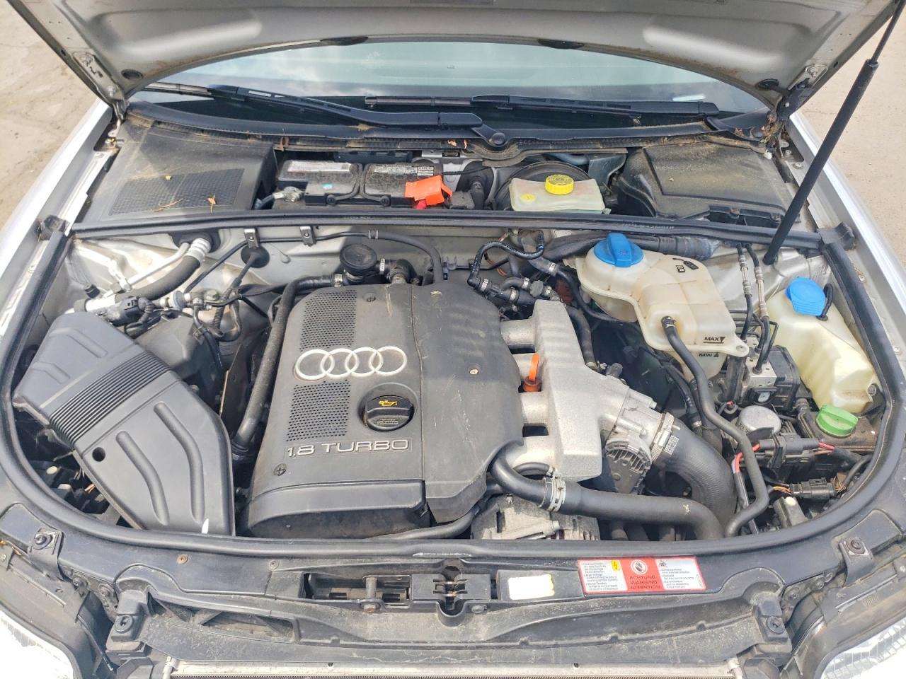 2005 Audi A4 1.8t Quattro Silver vin: WAULC58E35A020534