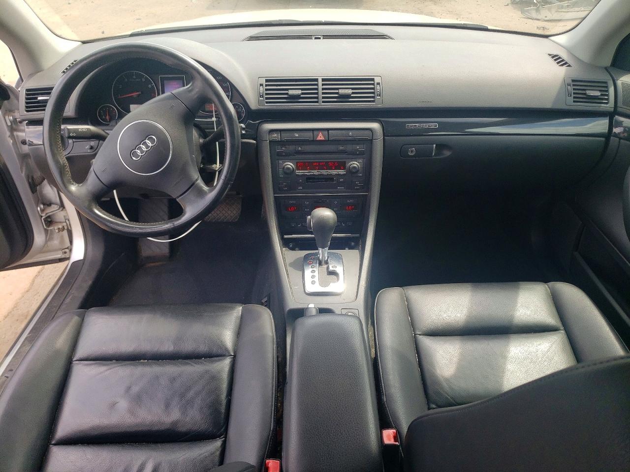 2005 Audi A4 1.8t Quattro Silver vin: WAULC58E35A020534