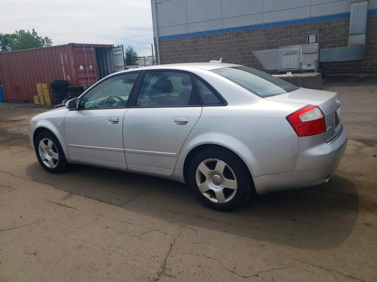 2005 Audi A4 1.8t Quattro Silver vin: WAULC58E35A020534