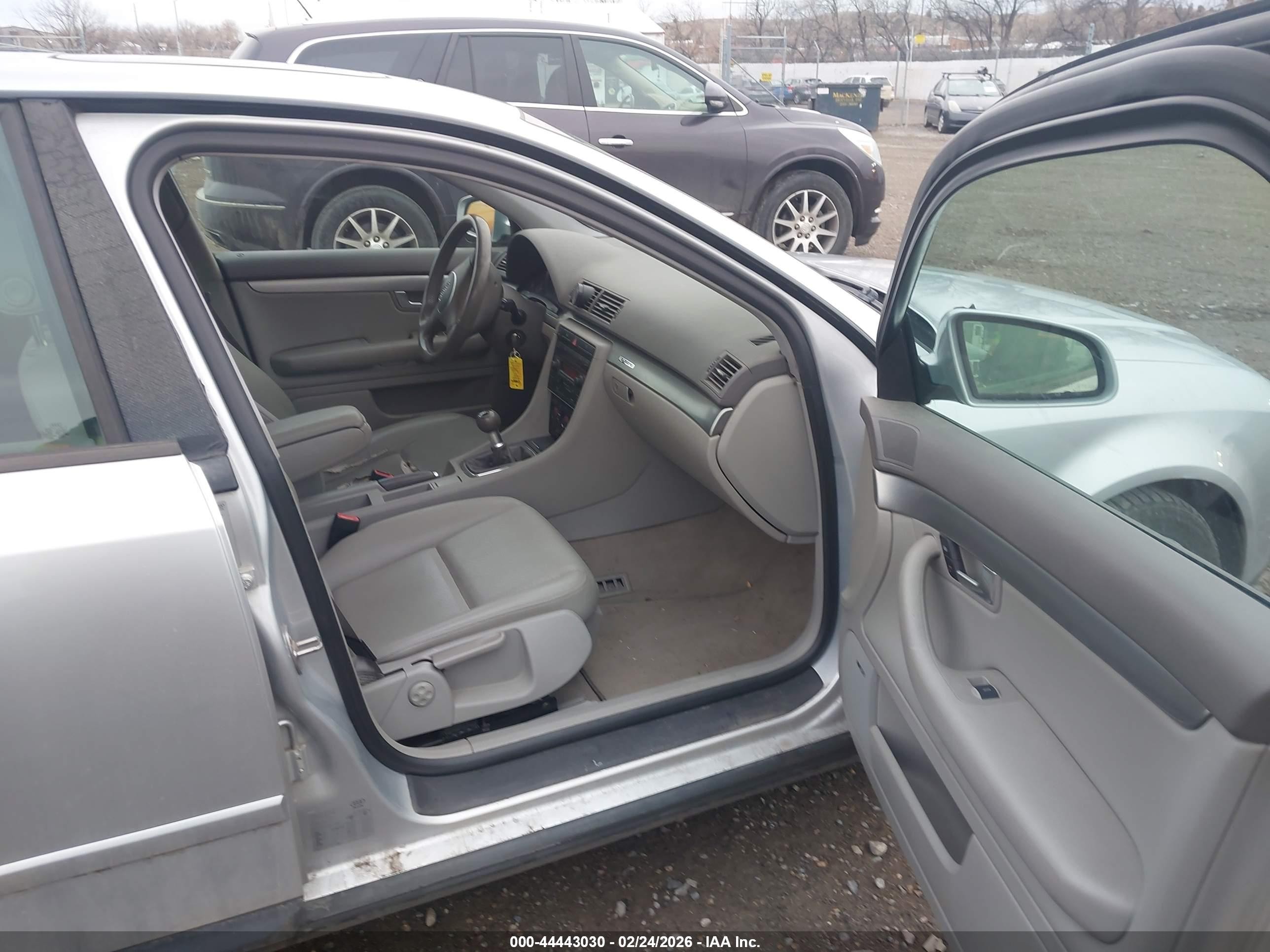 2002 Audi A4 1.8t Silver vin: WAULC58E72A202118