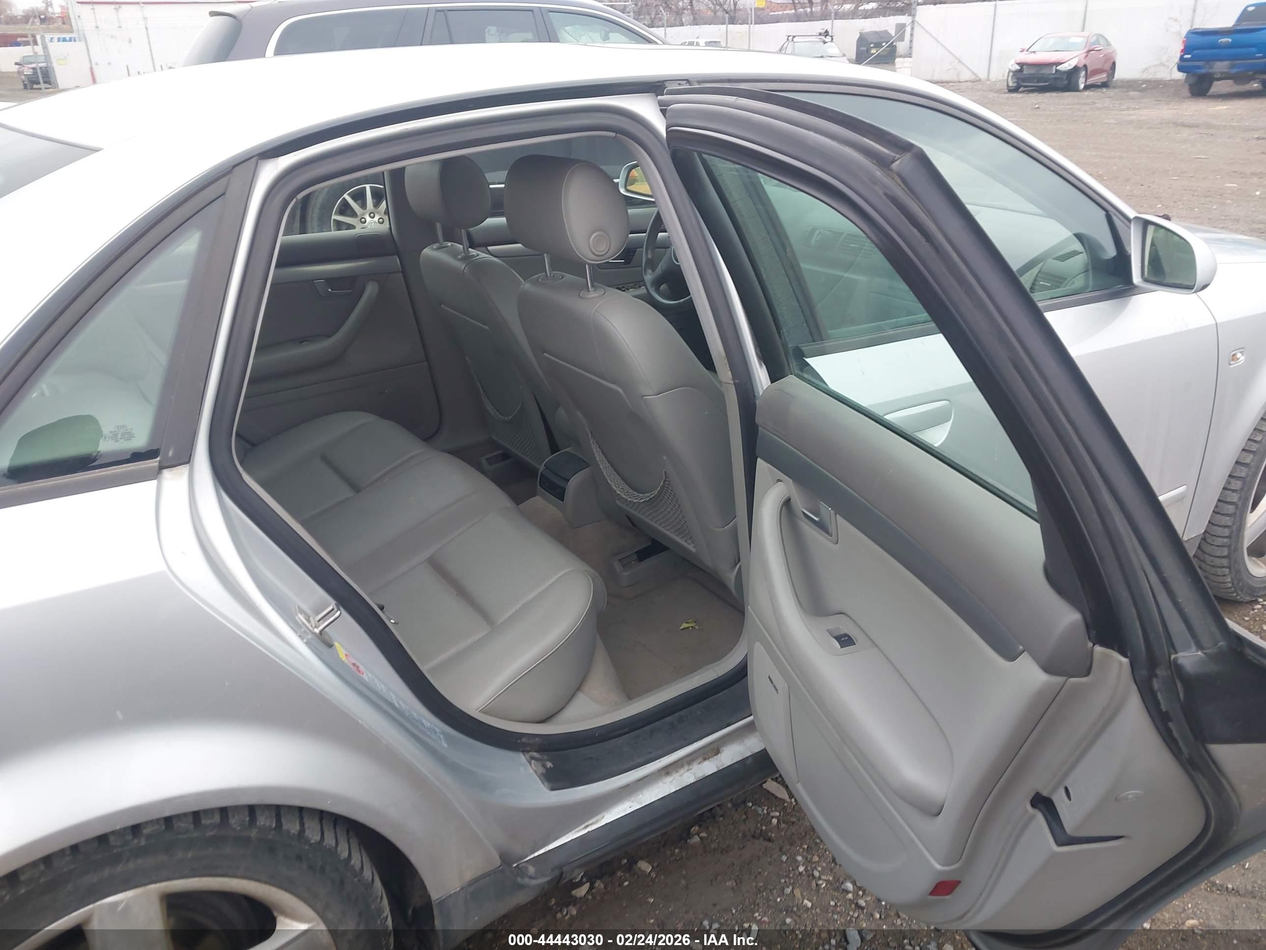 2002 Audi A4 1.8t Silver vin: WAULC58E72A202118