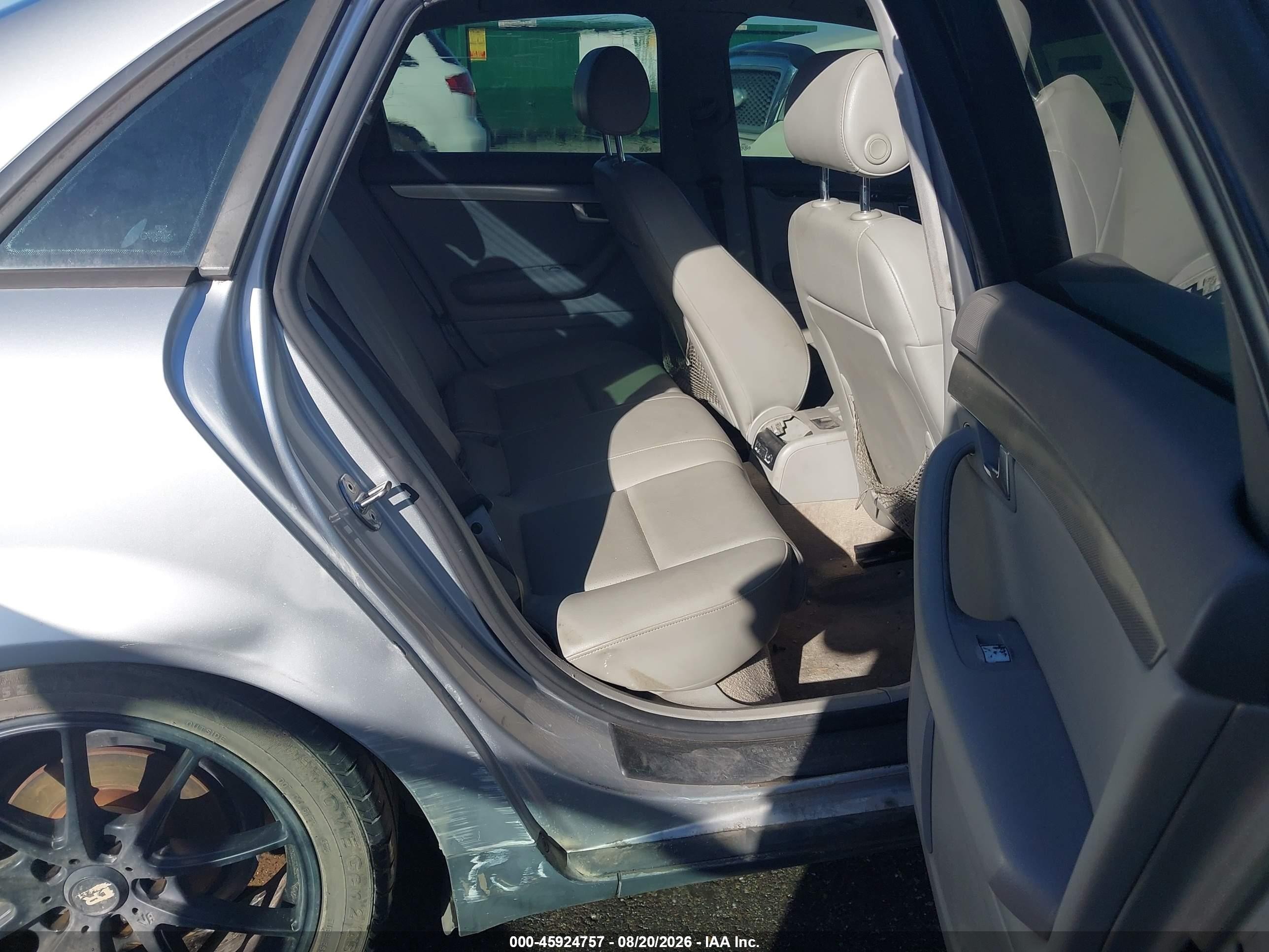 2002 Audi A4 1.8t Silver vin: WAULC68E02A128871