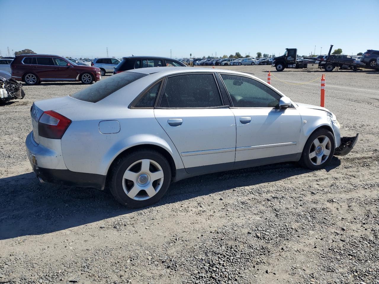 2002 Audi A4 1.8t Quattro Gray vin: WAULC68E02A152930