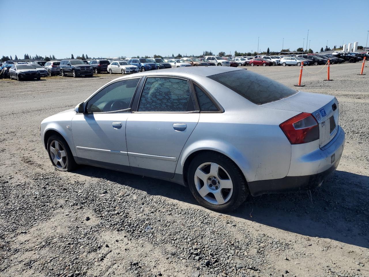 2002 Audi A4 1.8t Quattro Gray vin: WAULC68E02A152930
