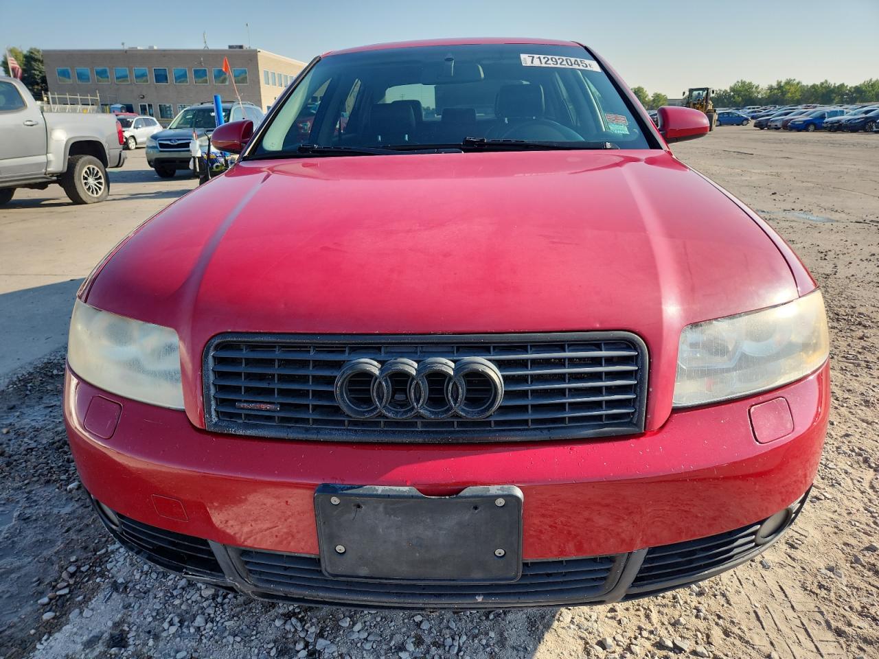 2002 Audi A4 1.8t Quattro Red vin: WAULC68E02A291200