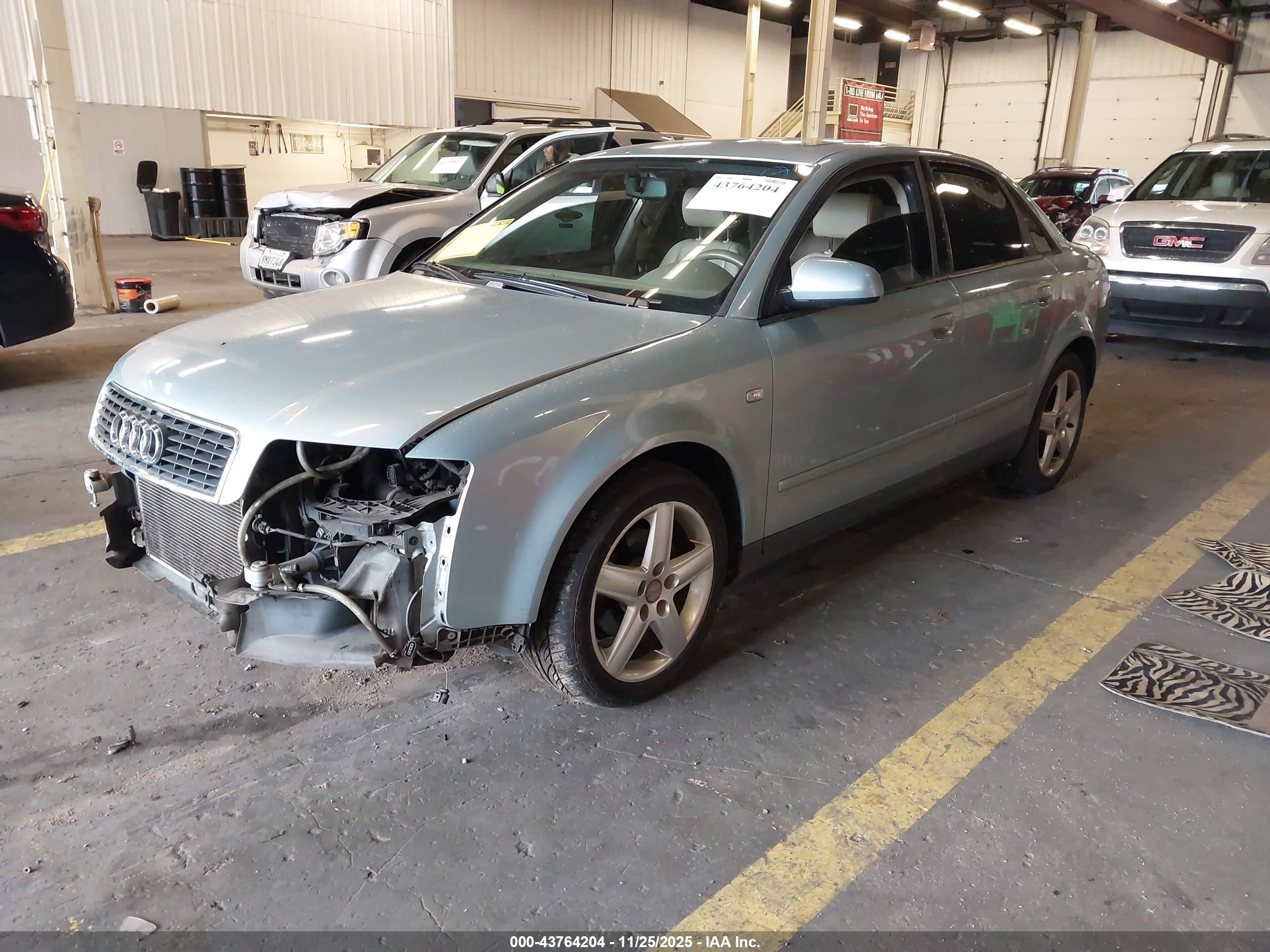 2003 Audi A4 1.8t Blue vin: WAULC68E03A198226