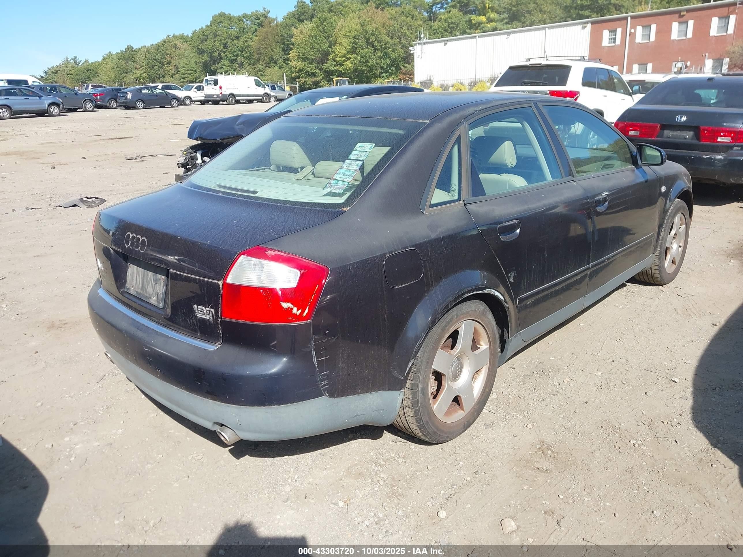 2002 Audi A4 1.8t Blue vin: WAULC68E12A176251