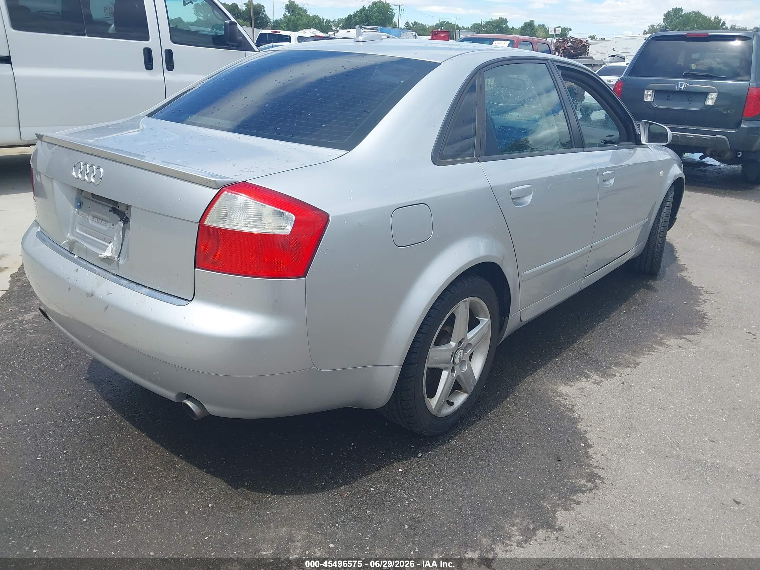 2005 Audi A4 1.8t Special Edition Silver vin: WAULC68E15A110898
