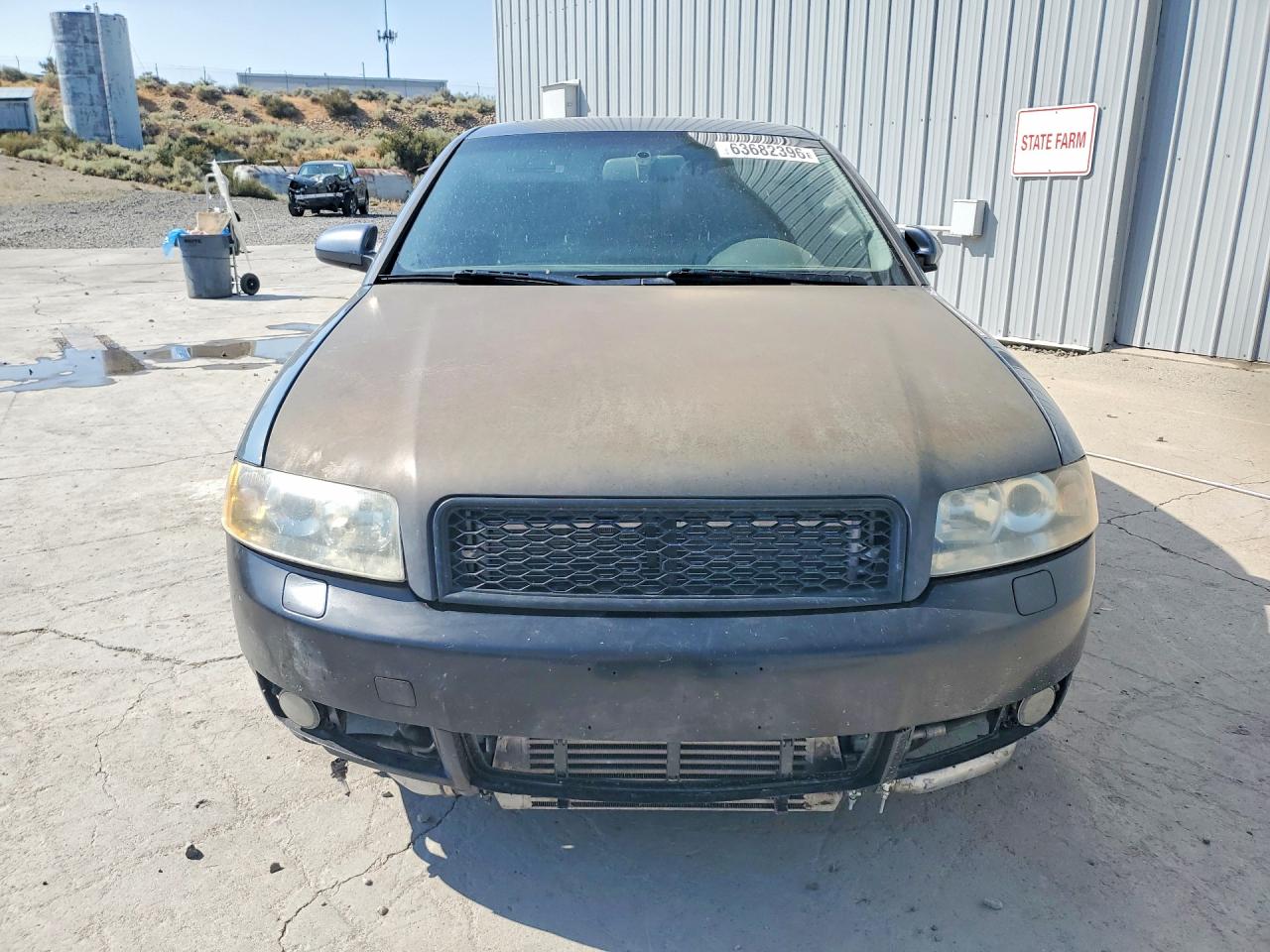 2004 Audi A4 1.8t Quattro Gray vin: WAULC68E34A028279