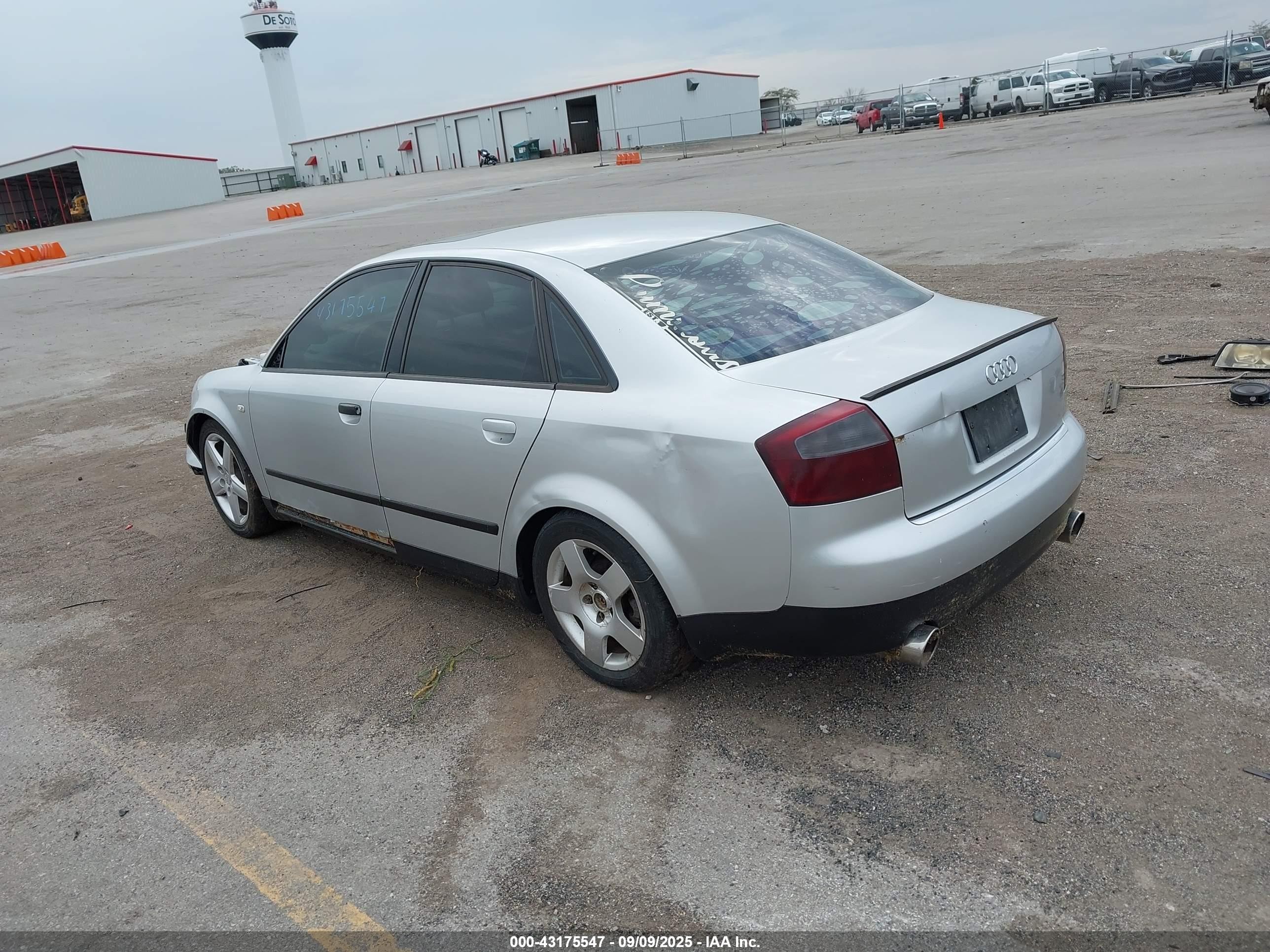 2002 Audi A4 1.8t Silver vin: WAULC68E42A041765