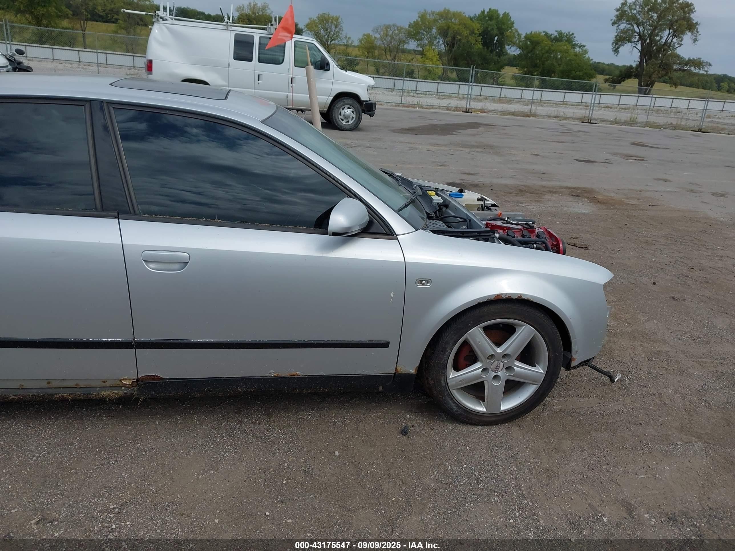 2002 Audi A4 1.8t Silver vin: WAULC68E42A041765