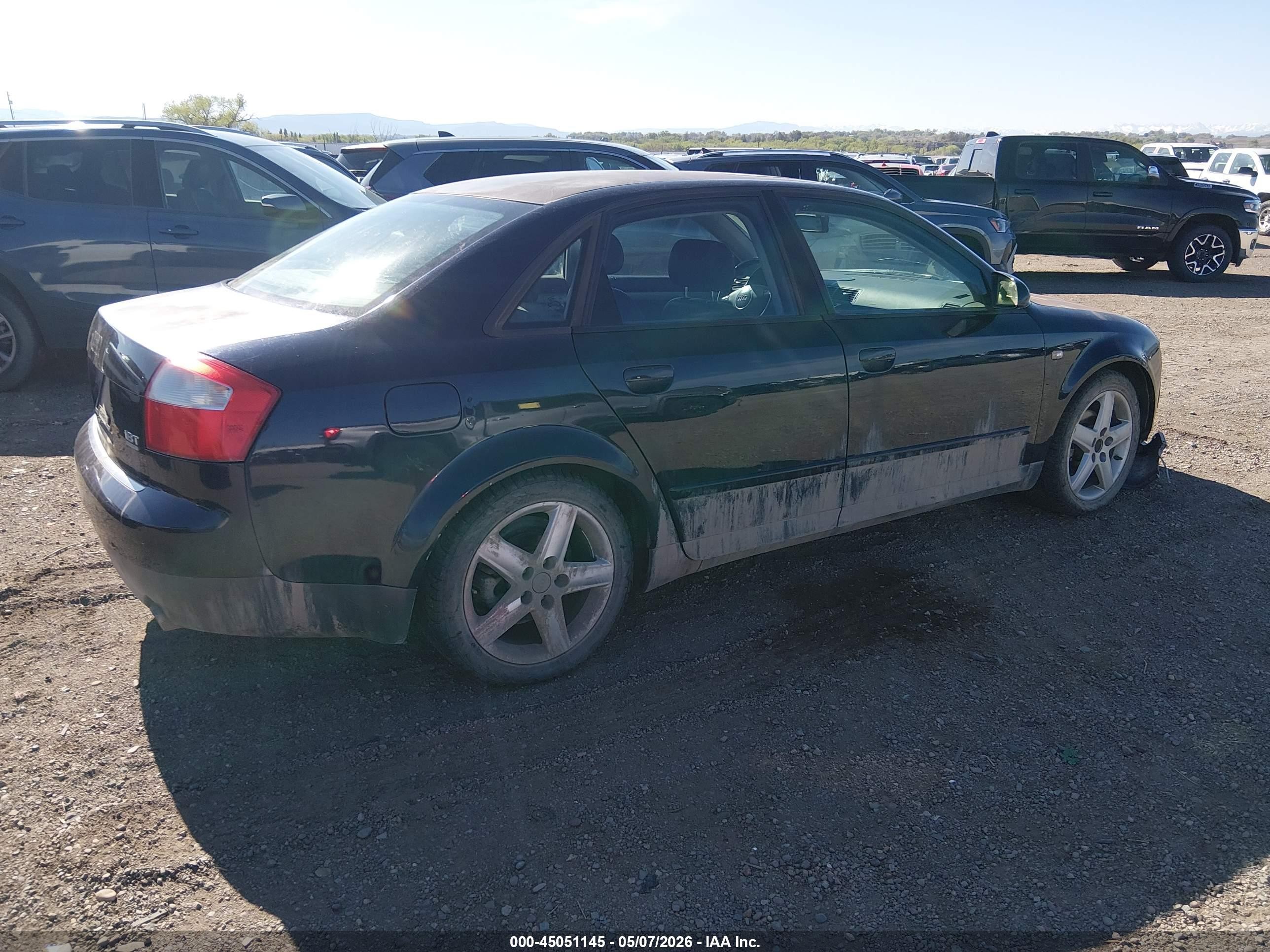 2002 Audi A4 1.8t Black vin: WAULC68E42A163364