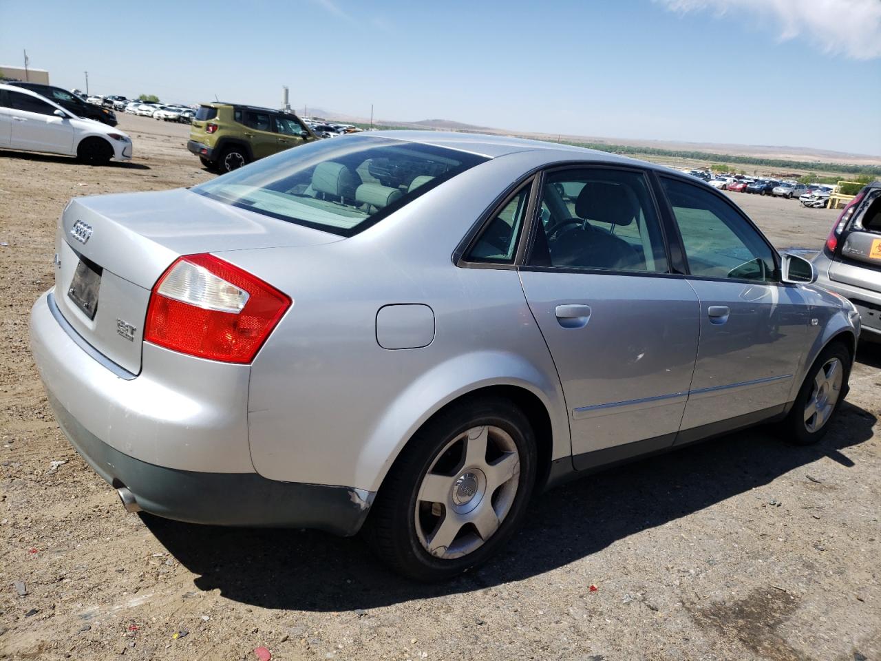 2002 Audi A4 1.8t Quattro Silver vin: WAULC68E42A280510
