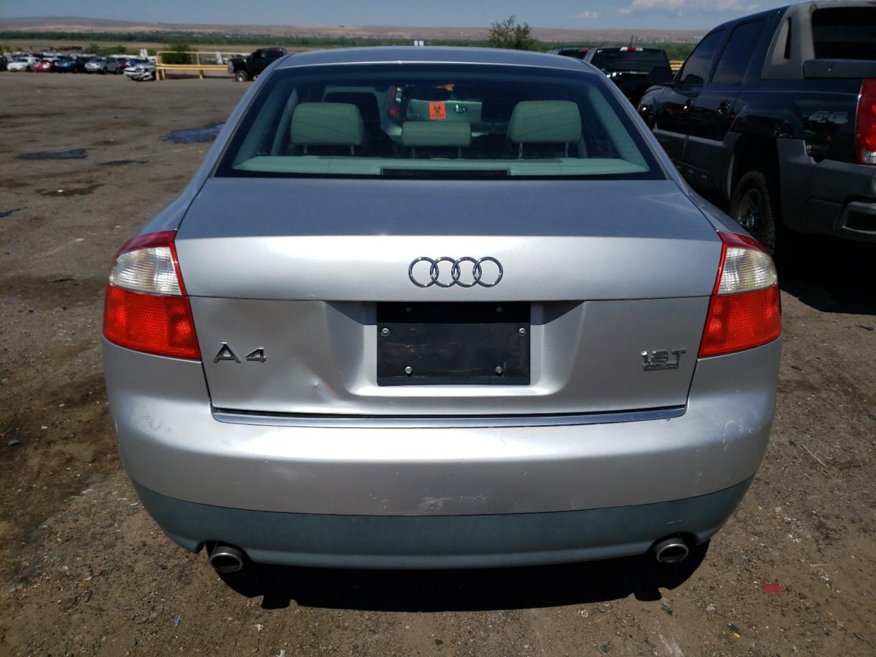 2002 Audi A4 1.8t Quattro Silver vin: WAULC68E42A280510