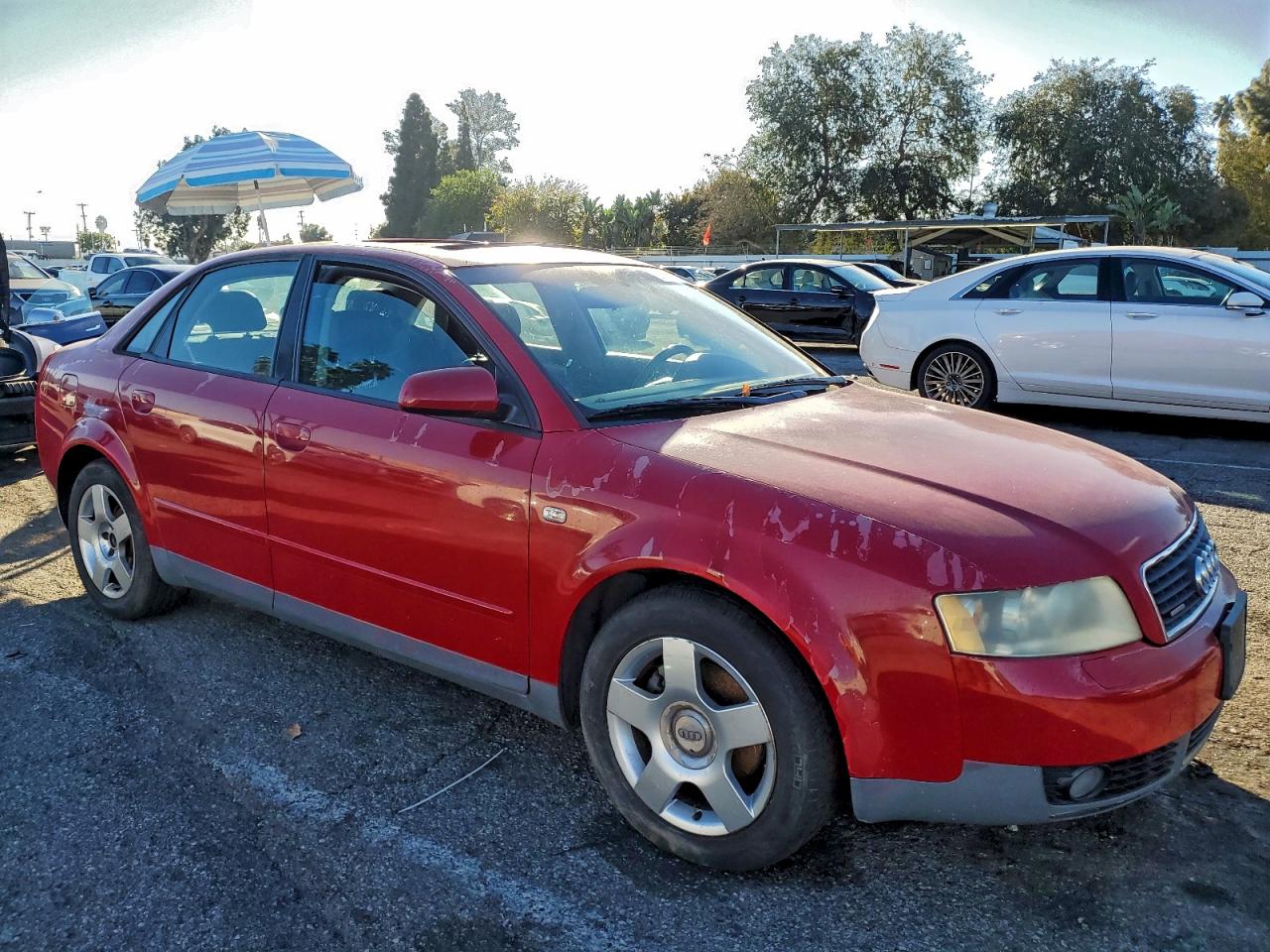 2002 Audi A4 1.8t Quattro Красный vin: WAULC68E42A309066