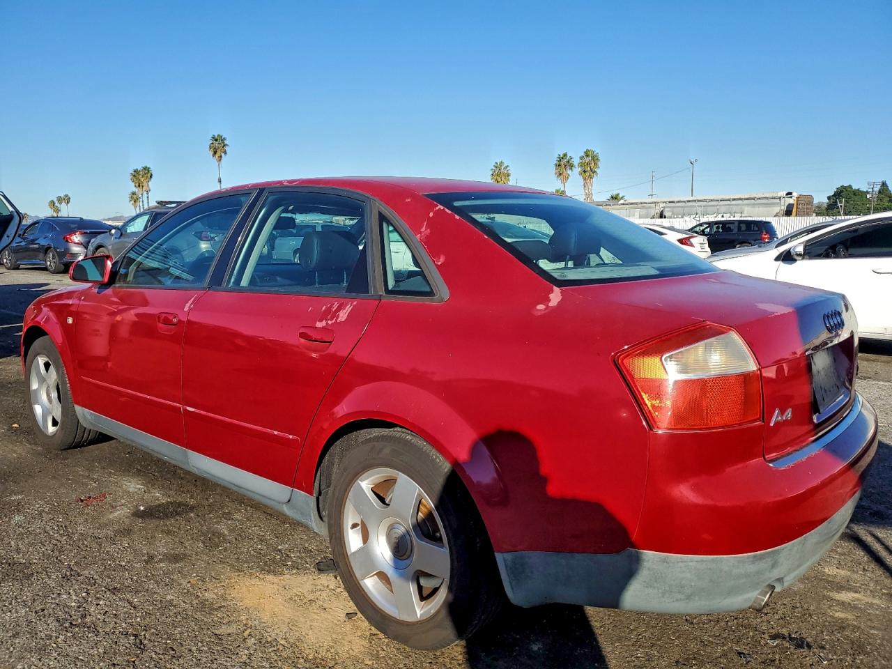 2002 Audi A4 1.8t Quattro Красный vin: WAULC68E42A309066