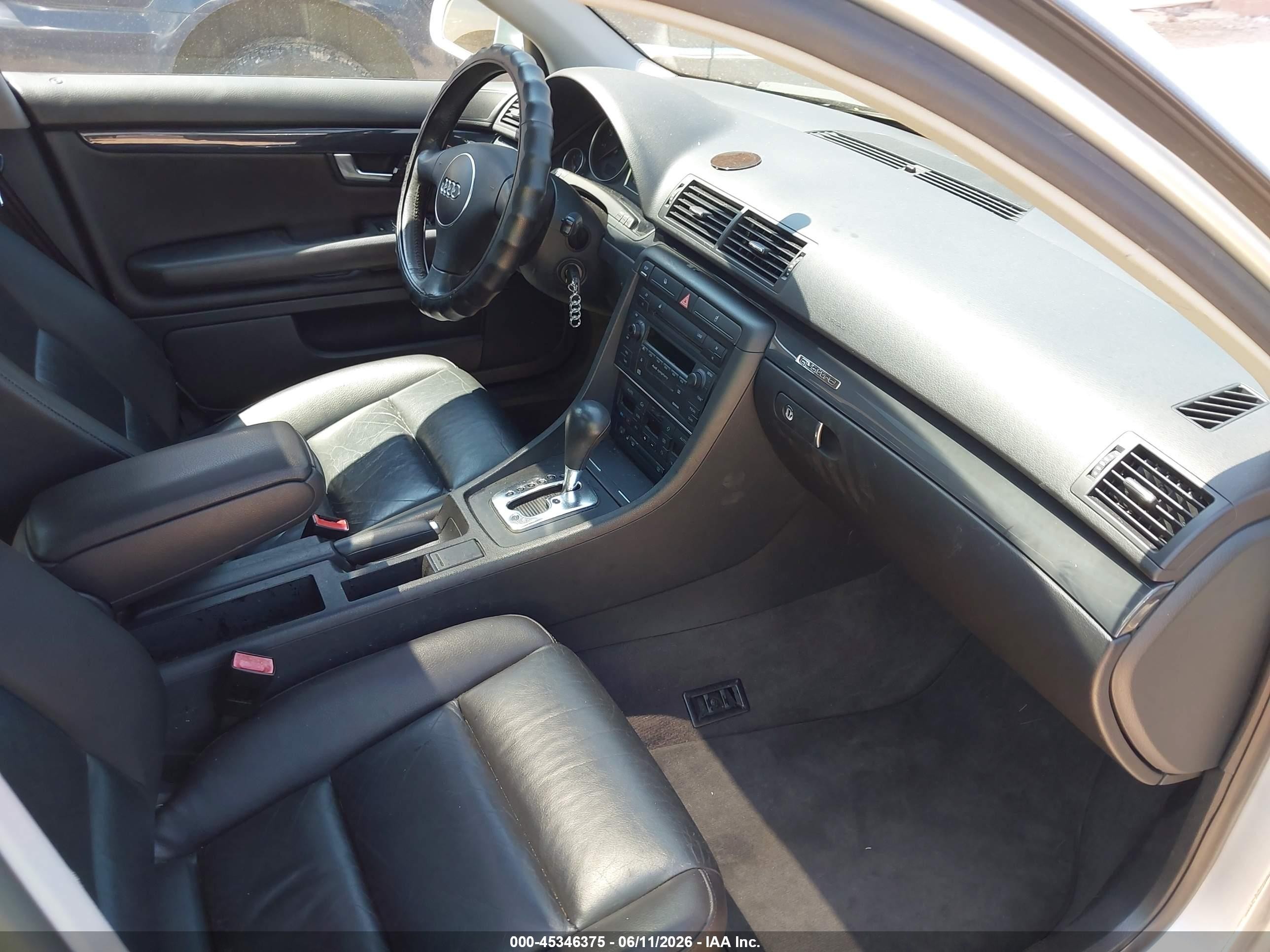 2003 Audi A4 1.8t Silver vin: WAULC68E43A159381