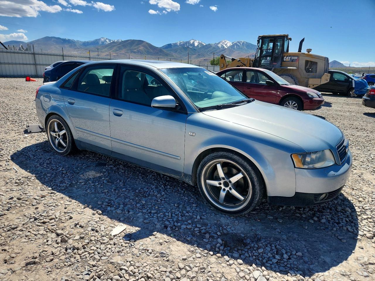 2002 Audi A4 1.8t Quattro Blue vin: WAULC68E52A168282