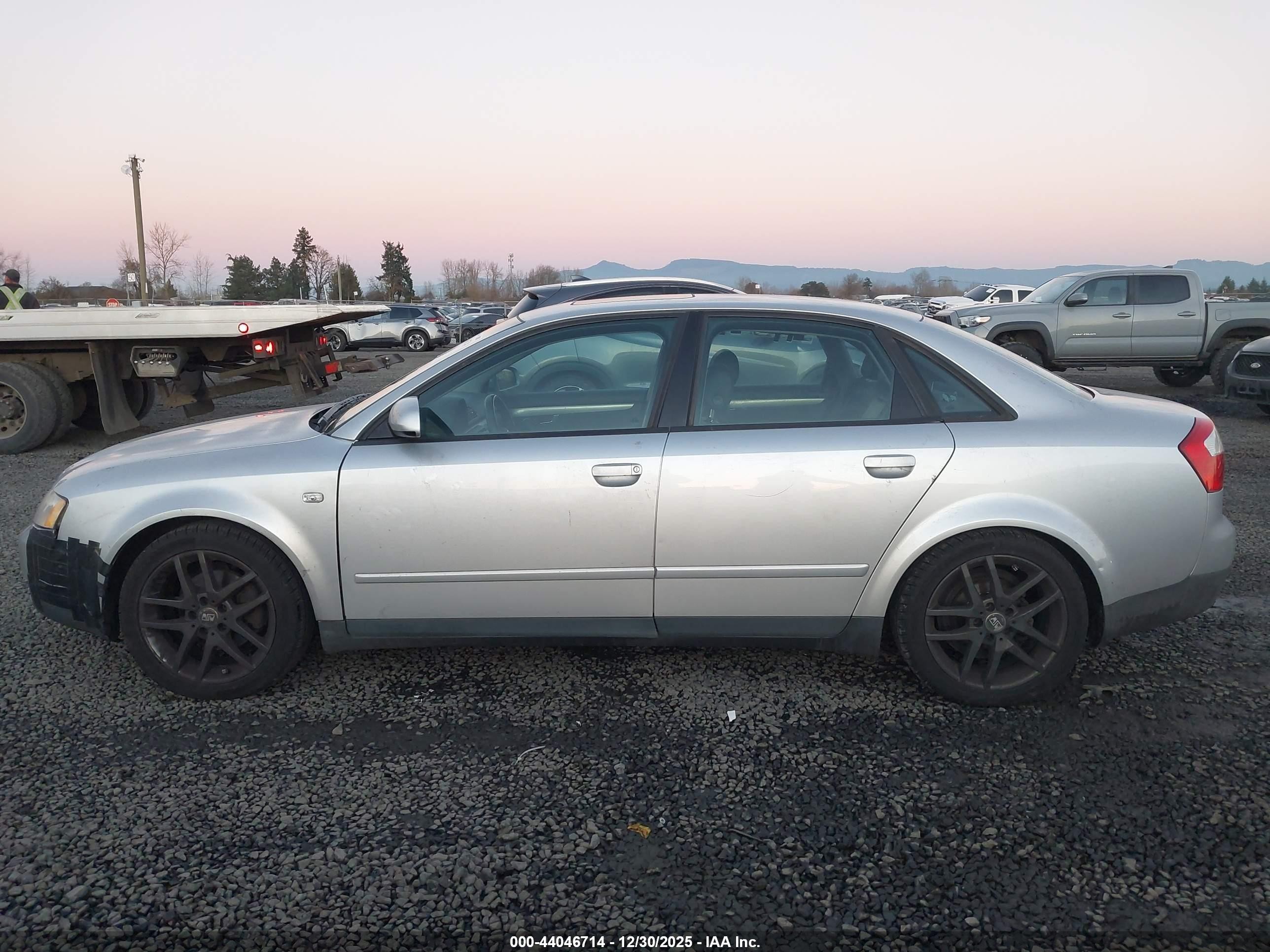 2002 Audi A4 1.8t Silver vin: WAULC68E52A307388