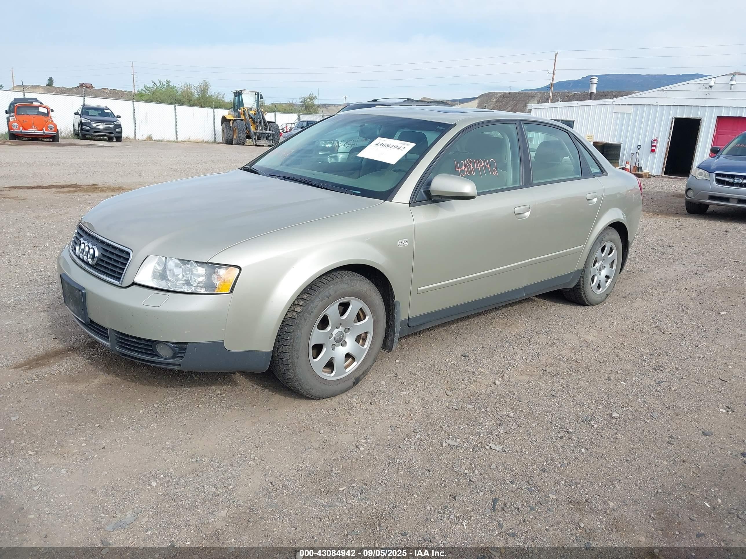 2002 Audi A4 1.8t Gray vin: WAULC68E52A308931
