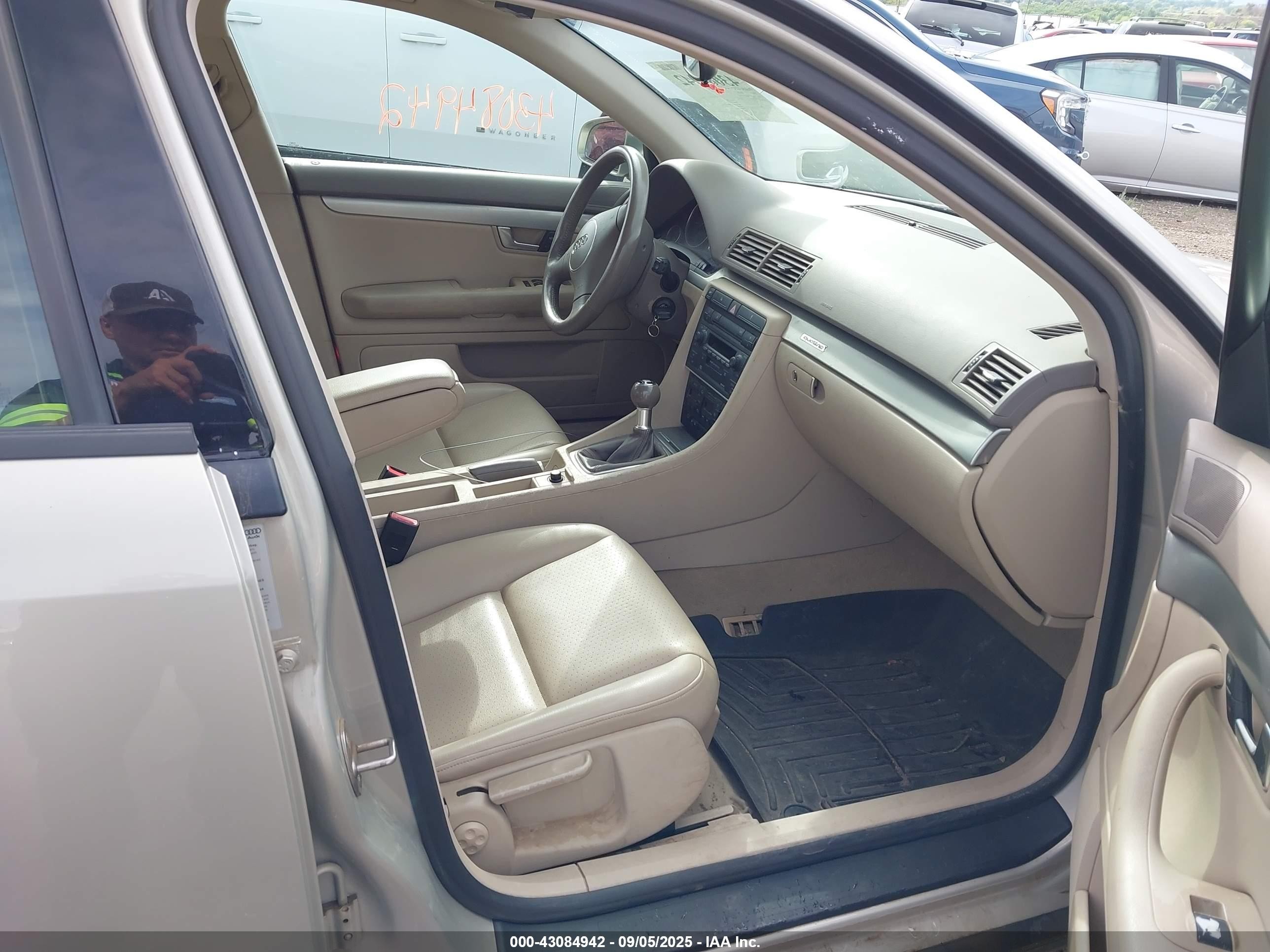 2002 Audi A4 1.8t Gray vin: WAULC68E52A308931