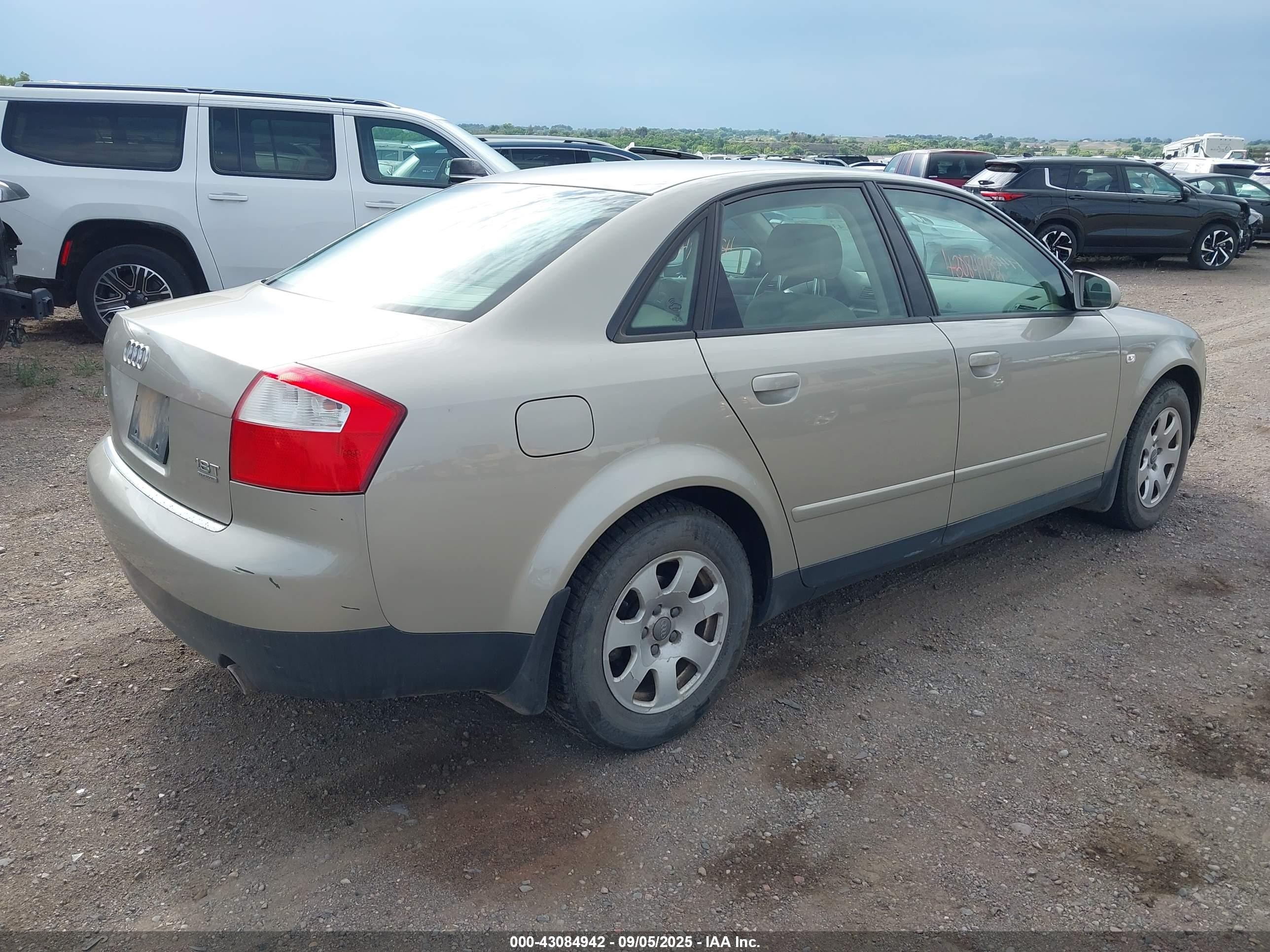 2002 Audi A4 1.8t Gray vin: WAULC68E52A308931